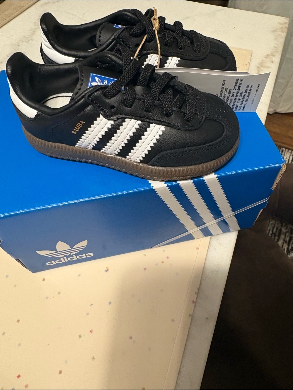 Adidas Samba Black with White Stripes - Classic Trainer